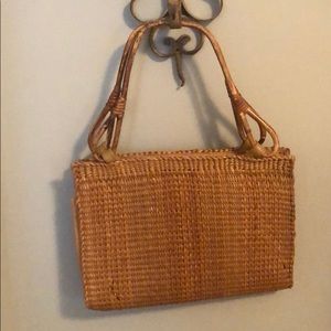 Vintage Straw Purse
